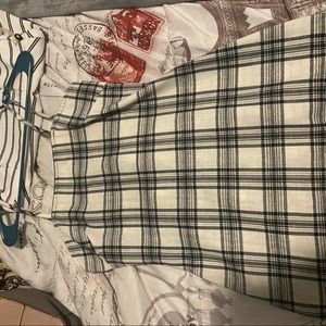 cream and gray dress, from ROMWE